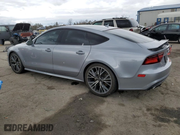 2017 Audi A7 Prestige with VIN WAU22AFC7HN049024, listed as a Copart auction lot 82763423 with 53,322 mi miles. Bid and sale history available at carsss.com. Image 2.