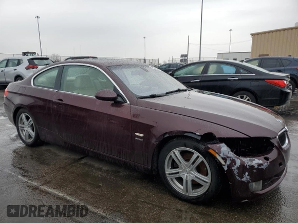 2009 BMW 3 Series 328i xDrive with VIN WBAWV53589P080858, listed as a Copart auction lot 43810235 with 153,425 mi miles and Salvage Title. Bid and sale history available at carsss.com. Image 4.