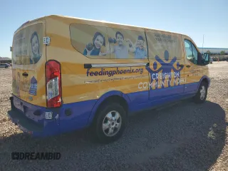 2018 Ford Transit Passenger XL with VIN 1FBZX2YM8JKB06129, listed as a Copart auction lot 76334434 with 41,550 mi miles and Salvage Title. Bid and sale history available at DreamBid. Image 3.