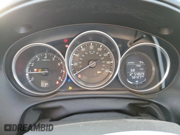 2016 Mazda CX-5 Grand Touring with VIN JM3KE4DY0G0731384, listed as a Copart auction lot 44741695 with 58,727 mi miles and Salvage Title. Bid and sale history available at carsss.com. Image 9.