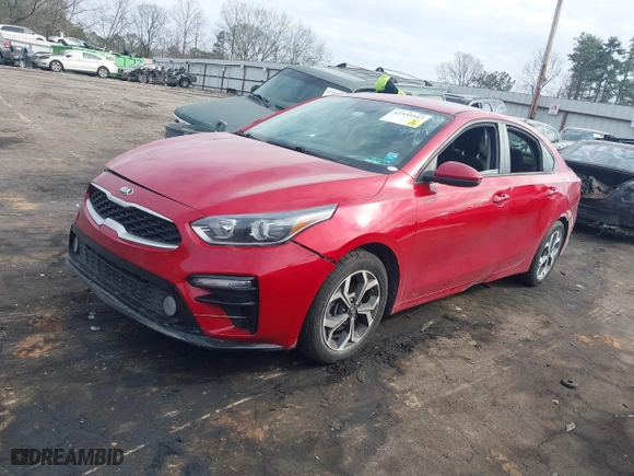 2020 Kia Forte LXS with VIN 3KPF24AD2LE252227, listed as a IAAI auction lot 41555563 with 78,201 mi miles. Bid and sale history available at carsss.com. Image 16.