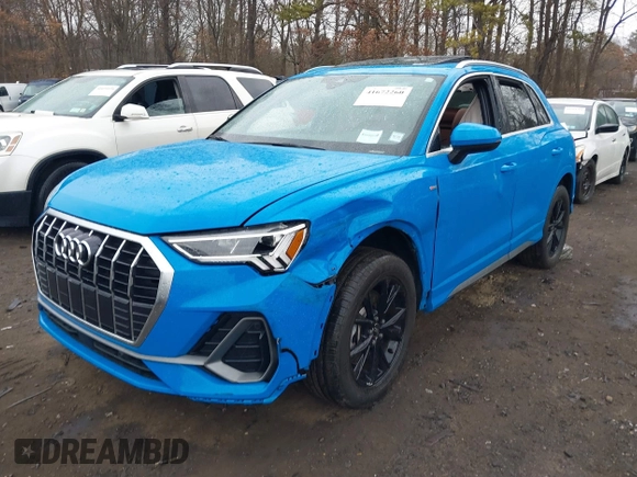 2023 Audi Q3 S line Premium with VIN WA1DECF37P1092891, listed as a IAAI auction lot 41672260 with 45,773 mi miles and . Bid and sale history available at DreamBid. Image 6.