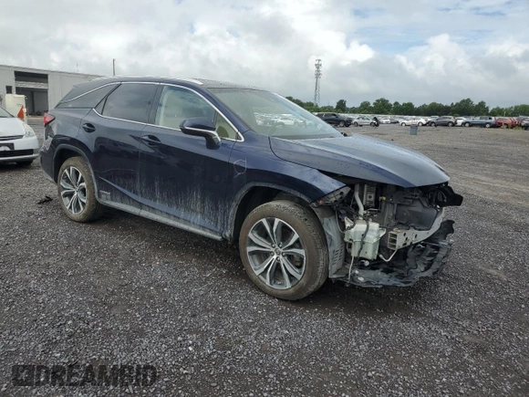 2018 Lexus RX 450hL Premium with VIN JTJDGKCAXJ2004699, listed as a Copart auction lot 63673635 with 6,850 mi miles and Salvage title. Bid and sale history available at DreamBid. Image 4.