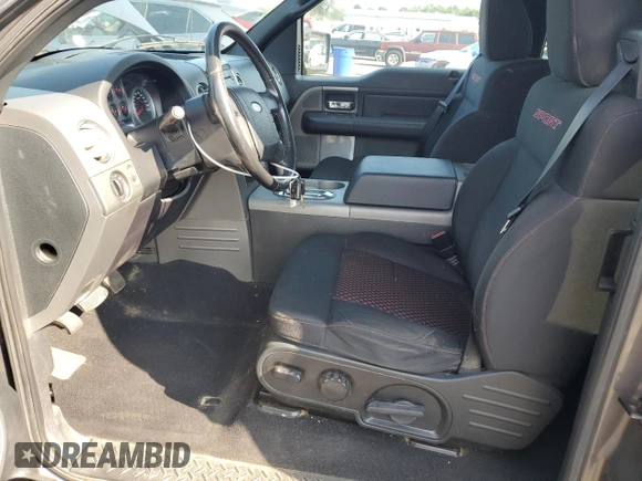 2008 Ford F-150 STX with VIN 1FTRX12W18KD18865, listed as a Copart auction lot 66065735 with 201,452 mi miles and Salvage title. Bid and sale history available at DreamBid. Image 7.