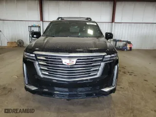 2022 Cadillac Escalade Premium Luxury Platinum with VIN 1GYS4DKLXNR273696, listed as a Copart auction lot 78257254 with 25,274 mi miles and Salvage Title. Bid and sale history available at carsss.com. Image 5.