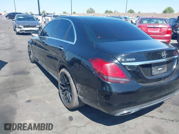 2021 Mercedes-Benz C 300 with VIN W1KWF8DB6MR644368, listed as a IAAI auction lot 42301596 with 47,323 mi miles and . Bid and sale history available at DreamBid. Image 3.