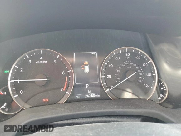 2021 Lexus RX with VIN JTJHZKFA6M2032933, listed as a Copart auction lot 49465265 with 26,280 mi miles and Salvage Title. Bid and sale history available at carsss.com. Image 9.