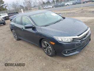 2017 Honda Civic Sedan EX-T with VIN 19XFC1F32HE203533, listed as a IAAI auction lot 41685972 with 93,985 mi miles. Bid and sale history available at carsss.com. Image 1.