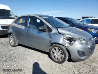 2011 Mazda Mazda2 Sport with VIN JM1DE1HY5B0120205, listed as a Copart auction lot 71291954 with 0 mi miles and Salvage Title. Bid and sale history available at carsss.com. Image 4.