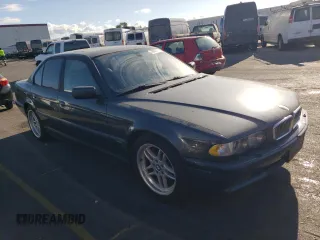 2001 BMW 7 Series 740iA with VIN WBAGG83481DN88079, listed as a Copart auction lot 78521754 with 155,073 mi miles and Clean Title. Bid and sale history available at carsss.com. Image 4.