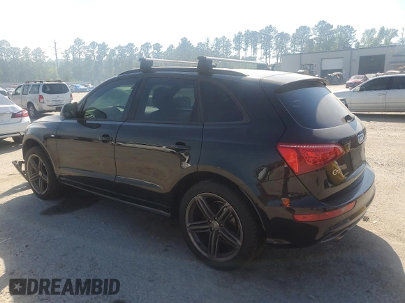 2012 Audi Q5 Prestige with VIN WA1WKAFPXCA109105, listed as a Copart auction lot 55740625 with 129,818 mi miles and Salvage title. Bid and sale history available at DreamBid. Image 2.