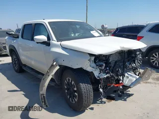 2024 Nissan Frontier PRO-4X with VIN 1N6ED1EKXRN651496, listed as a IAAI auction lot 41801908 with 7,058 mi miles. Bid and sale history available at carsss.com. Image 1.