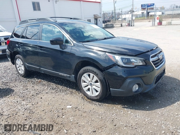 2019 Subaru Outback Premium with VIN 4S4BSAFC1K3290188, listed as a IAAI auction lot 41904875 with 65,137 mi miles. Bid and sale history available at carsss.com. Image 1.