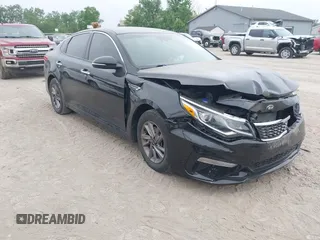 2020 Kia Optima LX with VIN 5XXGT4L37LG445597, listed as a IAAI auction lot 42404651 with 56,851 mi miles and . Bid and sale history available at DreamBid. Image 1.