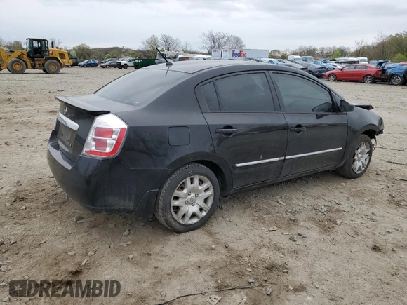 2012 Nissan Sentra S with VIN 3N1AB6AP9CL606999, listed as a Copart auction lot 52745775 with 172,568 mi miles and Salvage Title. Bid and sale history available at DreamBid. Image 3.