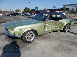 1968 Ford Mustang z VIN 8T01C212950, wystawiony jako Copart lot #52437885 z przebiegiem 16 764 mil mil oraz Szkody całkowita. Historia ofert i sprzedaży dostępna na DreamBid. Obrazek 1.