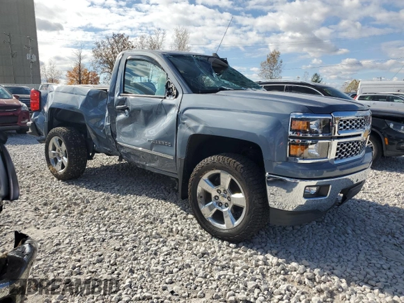2015 Chevrolet Silverado 1500 LT with VIN 1GCNKREC1FZ284556, listed as a Copart auction lot 77100754 with 64,968 mi miles and Clean Title. Bid and sale history available at carsss.com. Image 4.