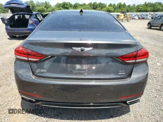 2018 Genesis G80 3.8L with VIN KMHGN4JE2JU253277, listed as a Copart auction lot 65352795 with 127,802 mi miles and Clean title. Bid and sale history available at DreamBid. Image 6.