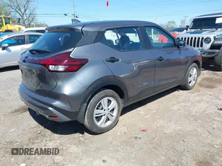 2021 Nissan Kicks S with VIN 3N1CP5BV3ML504763, listed as a IAAI auction lot 42037651 with 36,247 mi miles and . Bid and sale history available at carsss.com. Image 4.