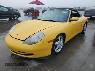 1999 Porsche 911 with VIN WP0CA2990XS652302, listed as a Copart auction lot 85258184 with 62,111 mi miles and Salvage Title. Bid and sale history available at DreamBid. Image 1.