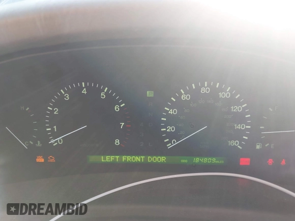 1999 Lexus LS 400 z VIN JT8BH28F4X0143726, wystawiony jako IAAI lot #42104850 z przebiegiem 184 809 mil mil oraz . Historia ofert i sprzedaży dostępna na DreamBid. Obrazek 7.
