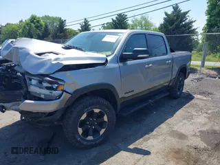 2019 Ram 1500 Rebel with VIN 1C6SRFLT8KN797618, listed as a IAAI auction lot 42556663 with 92,606 mi miles and . Bid and sale history available at DreamBid. Image 17.