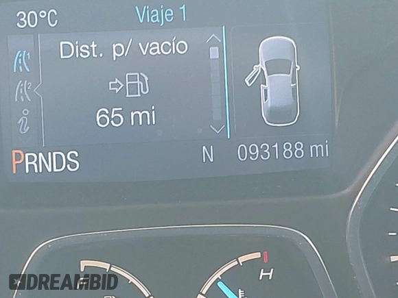 2013 Ford Escape SE with VIN 1FMCU9GX4DUB59039, listed as a IAAI auction lot 42722871 with 93,188 mi miles and . Bid and sale history available at DreamBid. Image 7.