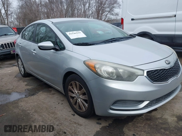 2015 Kia Forte LX with VIN KNAFX4A65F5256000, listed as a IAAI auction lot 41546225 with 135,106 mi miles. Bid and sale history available at carsss.com. Image 13.