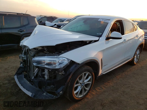 2016 BMW X6 xDrive35i with VIN 5UXKU2C52G0N81817, listed as a Copart auction lot 67934653 with 82,482 mi miles. Bid and sale history available at carsss.com. Image 1.