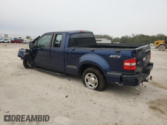 2007 Ford F-150 STX with VIN 1FTRX02W07KC22346, listed as a Copart auction lot 42942555 with 253,980 mi miles and Salvage Title. Bid and sale history available at carsss.com. Image 2.
