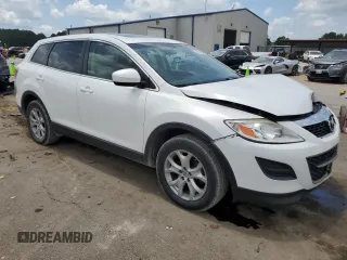 2012 Mazda CX-9 Touring with VIN JM3TB2CA8C0336837, listed as a Copart auction lot 59922765 with 279,569 mi miles and Salvage title. Bid and sale history available at DreamBid. Image 4.