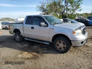 2008 Ford F-150 XLT with VIN 1FTPX14508FB56733, listed as a Copart auction lot 54410045 with 165,363 mi miles and Clean Title. Bid and sale history available at carsss.com. Image 4.