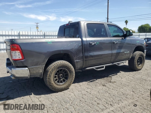 2019 Ram 1500 Big Horn z VIN 1C6RREFT7KN650890, wystawiony jako Copart lot #57596005 z przebiegiem 75 711 mil mil oraz Szkoda całkowita • Salvage title. Historia ofert i sprzedaży dostępna na DreamBid. Obrazek 3.