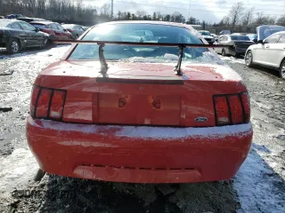 2002 Ford Mustang Standard with VIN 1FAFP40412F224903, listed as a Copart auction lot 89095635 with 0 mi miles and Salvage Title. Bid and sale history available at carsss.com. Image 6.