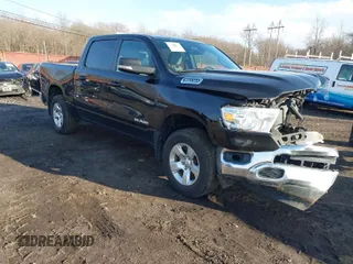 2021 Ram 1500 Big Horn with VIN 1C6RRFFG2MN557285, listed as a IAAI auction lot 41481781 with 54,547 mi miles and . Bid and sale history available at DreamBid. Image 1.