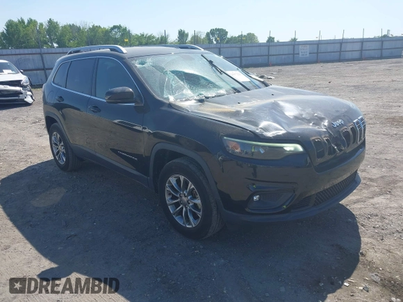 2019 Jeep Cherokee Latitude Plus with VIN 1C4PJMLX4KD238263, listed as a IAAI auction lot 42017221 with 37,187 mi miles and . Bid and sale history available at DreamBid. Image 1.