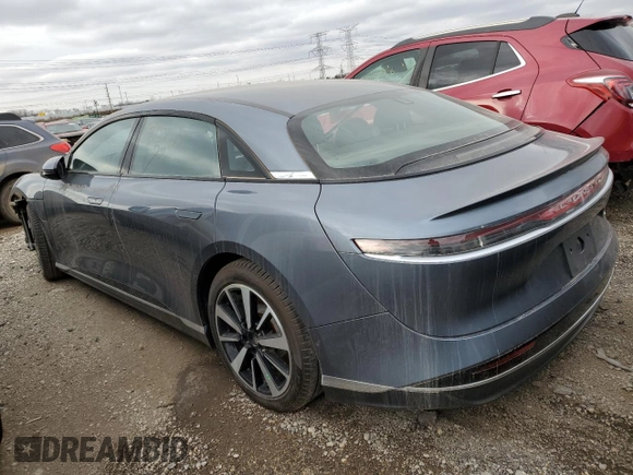 2024 Lucid Air Touring z VIN 50EA1TEA7RA003002, wystawiony jako Copart lot #44193115 z przebiegiem 517 mil mil oraz Szkody całkowita. Historia ofert i sprzedaży dostępna na DreamBid. Obrazek 2.