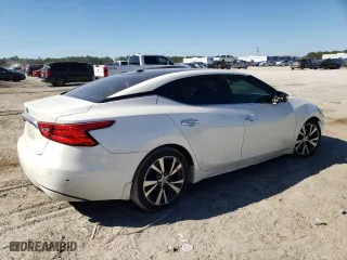 2017 Nissan Maxima Platinum with VIN 1N4AA6APXHC413205, listed as a Copart auction lot 43948945 with 0 mi miles and Salvage Title. Bid and sale history available at carsss.com. Image 3.