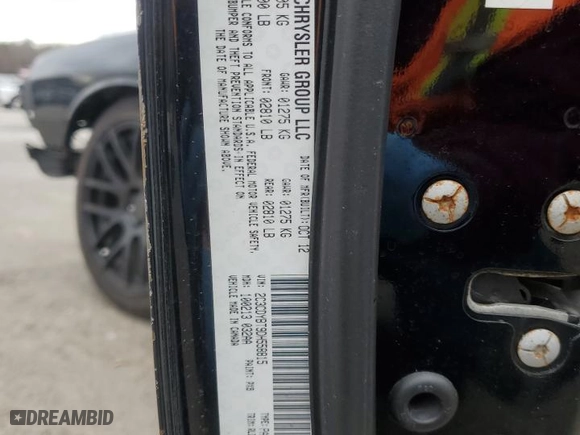 2013 Dodge Challenger R/T with VIN 2C3CDYBT9DH558815, listed as a Copart auction lot 47601315 with 124,098 mi miles and Salvage Title. Bid and sale history available at carsss.com. Image 12.