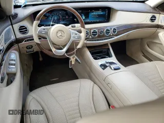 2019 Mercedes-Benz S 560 with VIN WDDUG8GB8KA483873, listed as a Copart auction lot 83876344 with 69,220 mi miles and Salvage Title. Bid and sale history available at DreamBid. Image 8.