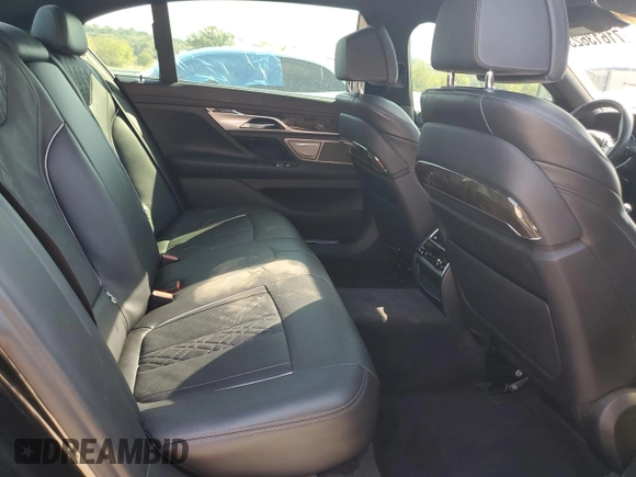 2019 BMW 7 Series 750i with VIN WBA7F0C56KGM25329, listed as a Copart auction lot 71613623 with 52,799 mi miles. Bid and sale history available at carsss.com. Image 10.