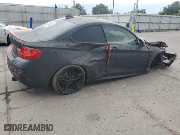 2016 BMW 2 Series M235i with VIN WBA1J7C50GV360056, listed as a Copart auction lot 64852295 with Not provided miles and Salvage title. Bid and sale history available at DreamBid. Image 3.