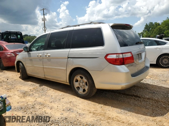2006 Honda Odyssey EX-L z VIN 5FNRL387X6B458818, wystawiony jako Copart lot #61801335 z przebiegiem 227 179 mil mil oraz Czysty tytuł • Clean title. Historia ofert i sprzedaży dostępna na DreamBid. Obrazek 2.
