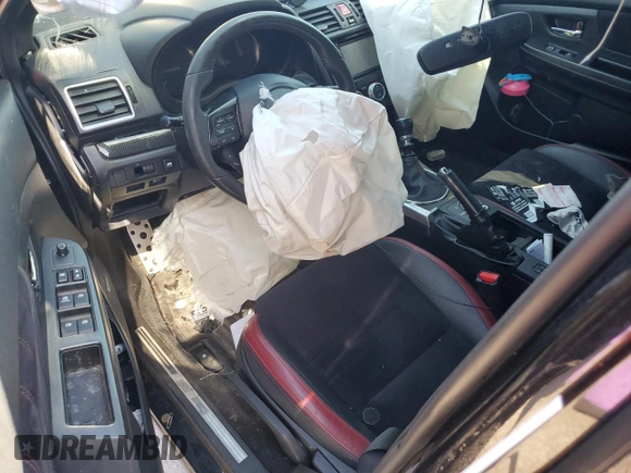 2015 Subaru WRX STI with VIN JF1VA2P69F9825358, listed as a Copart auction lot 46323585 with 86,250 mi miles and Salvage Title. Bid and sale history available at DreamBid. Image 8.