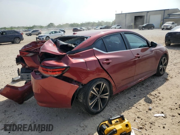 2020 Nissan Sentra SR with VIN 3N1AB8DVXLY266366, listed as a Copart auction lot 51282925 with 47,718 mi miles and Salvage Title. Bid and sale history available at DreamBid. Image 3.