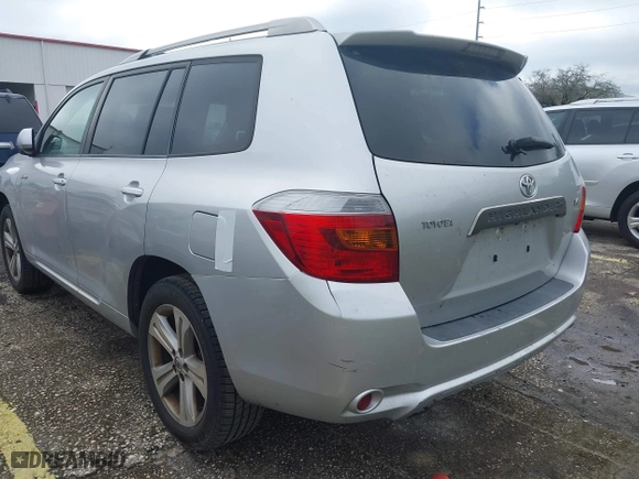 2008 Toyota Highlander Sport with VIN JTEDS43A282063264, listed as a IAAI auction lot 41664740 with 118,756 mi miles. Bid and sale history available at carsss.com. Image 6.