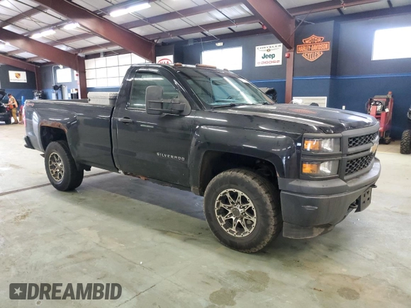 2014 Chevrolet Silverado 1500 Work Truck with VIN 1GCNKPEH8EZ176465, listed as a Copart auction lot 55171685 with 128,370 mi miles and Clean Title. Bid and sale history available at DreamBid. Image 4.