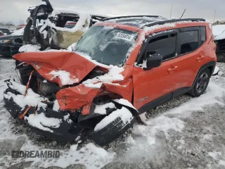 2017 Jeep Renegade Sport with VIN ZACCJAABXHPF30949, listed as a Copart auction lot 82534014 with Not provided miles and Salvage title. Bid and sale history available at DreamBid. Image 1.