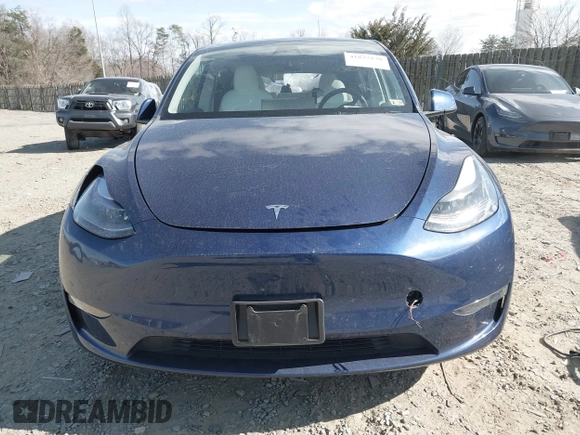 2023 Tesla Model Y Long Range with VIN 7SAYGDEE3PF674457, listed as a IAAI auction lot 41822138 with 43,901 mi miles. Bid and sale history available at carsss.com. Image 11.