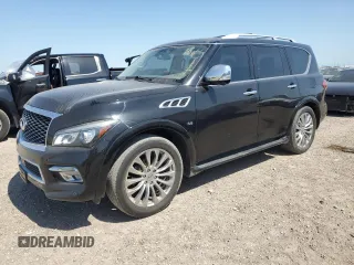 2015 Infiniti QX80 with VIN JN8AZ2NF5F9570300, listed as a Copart auction lot 52097215 with 158,633 mi miles and Clean Title. Bid and sale history available at carsss.com. Image 1.